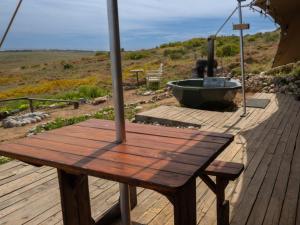 Naturlandskabet i nærheden af lodgen