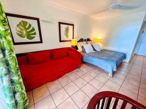 Posezení v ubytování studio village vacance sainte luce C5 + 7 fotografií