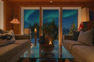 Et opholdsområde på Santa's Aurora Observatory