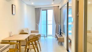 Posezení v ubytování The Sóng Luxury Apartments - Free Swimming pool, Gym, Sauna