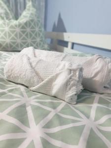 Postel nebo postele na pokoji v ubytování Xxl Monteurswohnung für 8 Personen