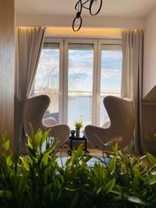 Χώρος καθιστικού στο Apartament MoLoo II