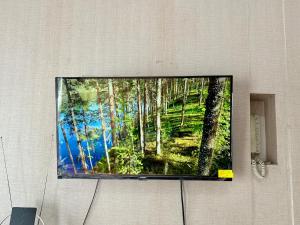 Et tv og/eller underholdning på Cozy studio Apt Altiz Bintaro W Pool & Netflix