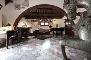 Χώρος καθιστικού στο Ferienhaus Für 12 Personen In Syrakus