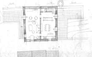 Půdorys ubytování Casa Delle Aque