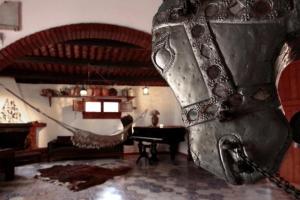 Χώρος καθιστικού στο Ferienhaus Für 12 Personen In Syrakus