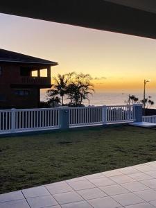 Solopgangen eller solnedgangen set fra feriehuset