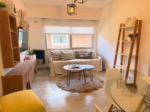 Χώρος καθιστικού στο Sunset Loft