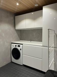 Køkken eller tekøkken på Villa Blacksmith