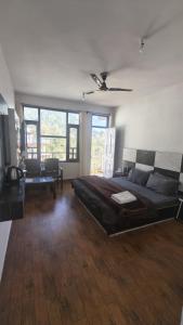 Posezení v ubytování Mcleodganj diaries Guesthouse