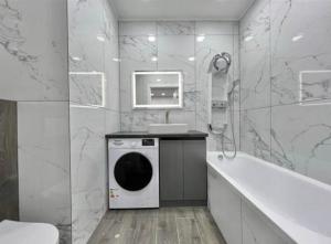 Koupelna v ubytování Modern Apartment