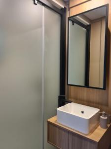 Koupelna v ubytování Chalet Lac du Der Giffaumont-Champaubert + 7 fotografií