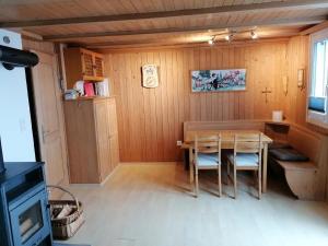 Kuchyň nebo kuchyňský kout v ubytování Rheintalblick