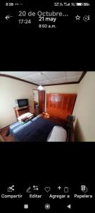 Кровать или кровати в номере Arriendo habitación amobladas a turistas ,sector centro la serena