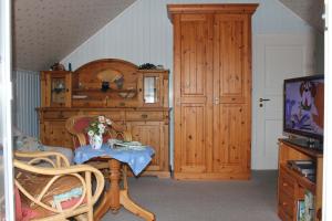 TV a/nebo společenská místnost v ubytování Appartement Mit Wallbox