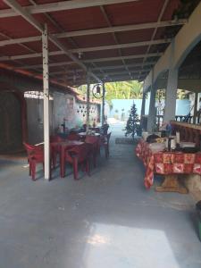 Restaurace v ubytování Hospedagem Casa grande