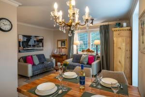 Χώρος καθιστικού στο Sylter Seestern App Wattglück