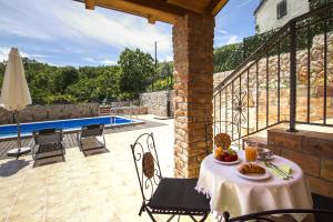 Jídlo v prázdninového domu nebo okolí