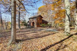 Bygningen som feriehuset ligger i