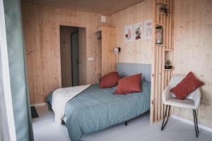 Postel nebo postele na pokoji v ubytování Le Studio du Hameau + 24 fotografií