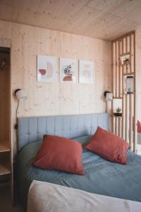 Postel nebo postele na pokoji v ubytování Le Studio du Hameau