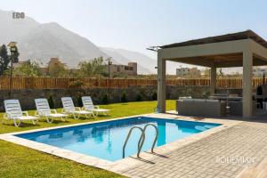 Πισίνα στο ή κοντά στο Ecohouse Pachacamac