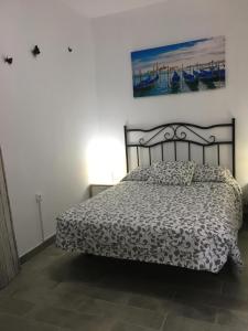 Postel nebo postele na pokoji v ubytování Tranquilidad