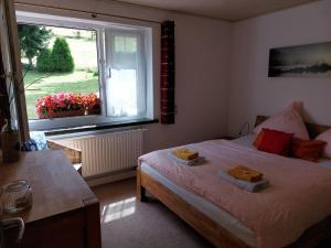 Voodi või voodid majutusasutuse Fewo Am Skihang Eg toas