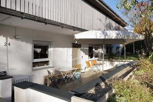 Μπαλκόνι ή βεράντα στο Apartment Dreiländer Blick