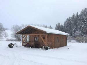 Ferienhaus In Röhrnbach Mit Grill Und Terrasse v zimě
