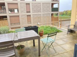 Balkón nebo terasa v ubytování Chambre privee dans appartement de 65m2 Bobigny