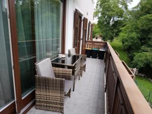 Μπαλκόνι ή βεράντα στο Casa Evelina con Parcheggio esterno e Garage gratis, appartamento con idromassaggio per due