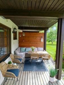 Zahrada ubytování Alppitalo huoneisto