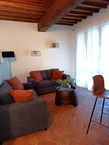 Posezení v ubytování Podere Cedrola