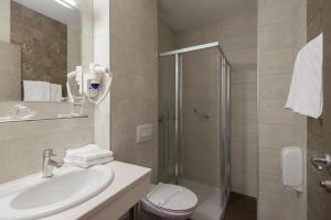 Koupelna v ubytování Hotel Jadran Neum