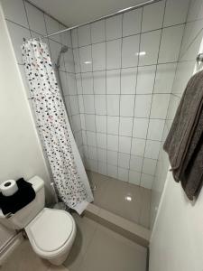 Koupelna v ubytování Angol Suite