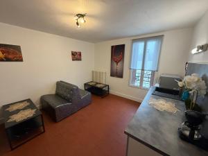 Posezení v ubytování Le Cheval d'argent