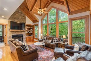 Istumisnurk majutusasutuses The Tree House at Echota