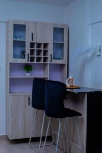 Kuchyň nebo kuchyňský kout v ubytování Bukoto