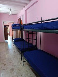 Ένα ή περισσότερα κρεβάτια σε δωμάτιο στο Le Apex Hostel