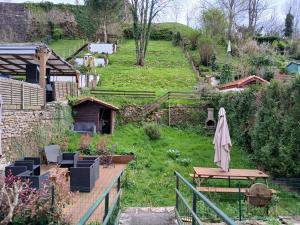 Zahrada ubytování Maison Gohora Dago