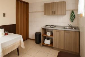 Η κουζίνα ή μικρή κουζίνα στο Cabaña para 2 personas