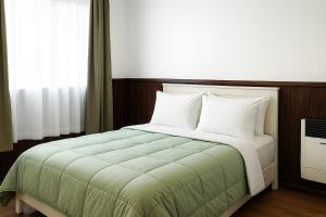 Ένα ή περισσότερα κρεβάτια σε δωμάτιο στο Cabaña para 2 personas