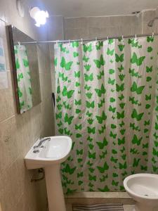 Koupelna v ubytování Planeta Hostel + 32 fotografií