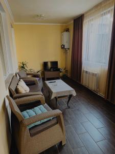 Χώρος καθιστικού στο Twin2 House