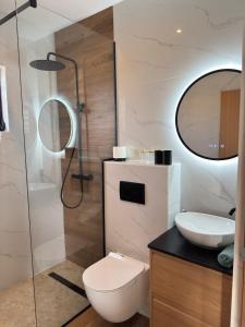 Ένα μπάνιο στο Appartement Amor