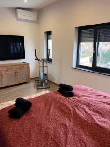 Postel nebo postele na pokoji v ubytování Villa Belmonte