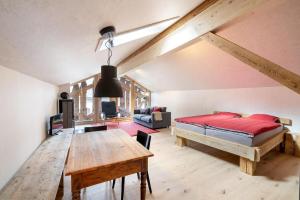 Postel nebo postele na pokoji v ubytování Bijou Biobergün