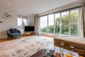 Una televisión o centro de entretenimiento en Morva - Carbis Bay