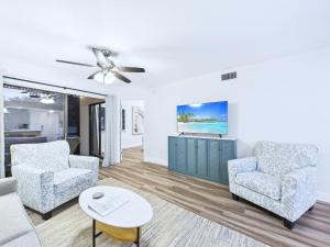 Et opholdsområde på La Cita Country Club 2BR Condo